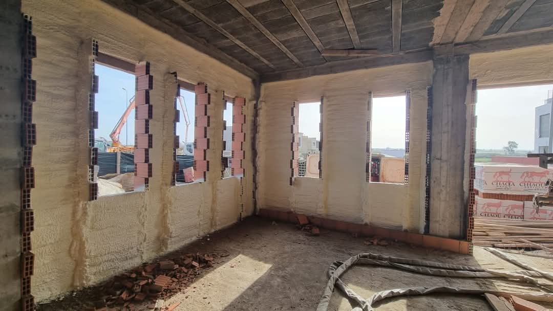 Isolation murs bâtiment